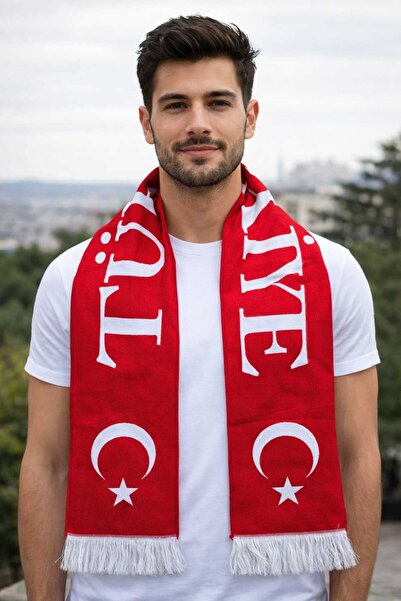 Asyabayrak وشاح منسوج بعلم تركيا