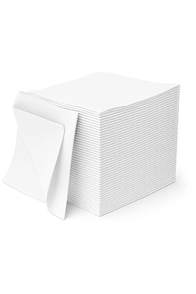 alenked Kumaş Dokulu Beyaz Peçete Airlaid 20x20 cm -50 Adet