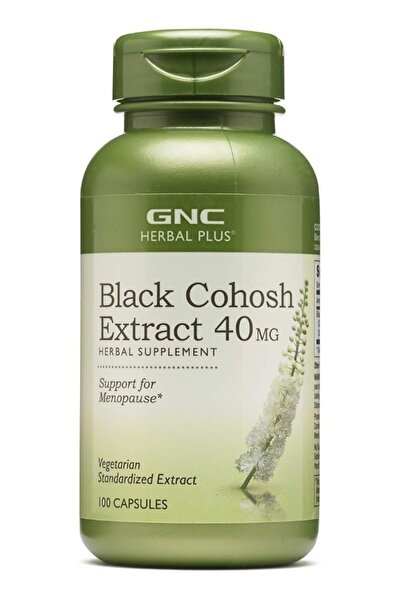G.N.C Herbal Plus Black Cohosh Extract 40Mg, 100 Capsules, Support For Menopause