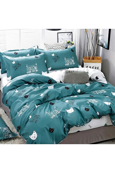 Talis Double Bed Linen with Elastic 180x200 Rene, Satin Cotton