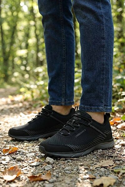 lumberjack Pantofi sport negri pentru bărbați - Pantofi casual pentru mers și...