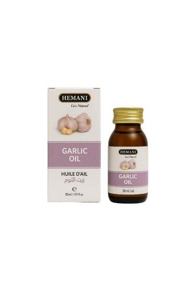 HEMANI Garlic Oil 30 ml | Herbal Oil for Daily Personal Care & Massage | Comp...