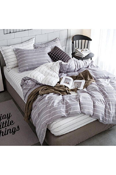 Talis Lenjerie de Pat Dublu Zee, 4 piese, Bumbac Satinat