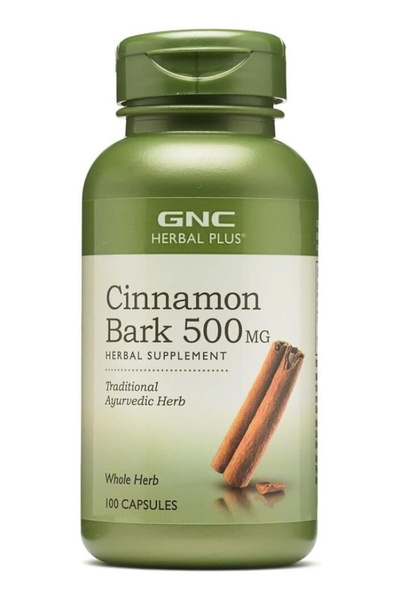 G.N.C Herbal Plus Cinnamon Bark 500 Mg