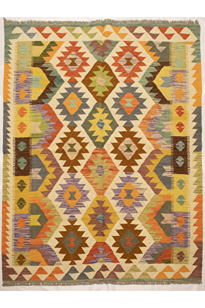 Afgan Halı El Dokuma Afgan Kilim 100%Yün Kök Boya
