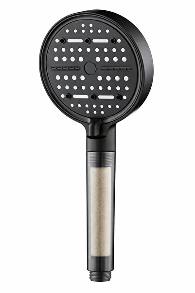 Busstier 6 Fonksiyonlu Filtreli Duş Başlığı Siyah – Yüksek Basınç, Su Tasarru...