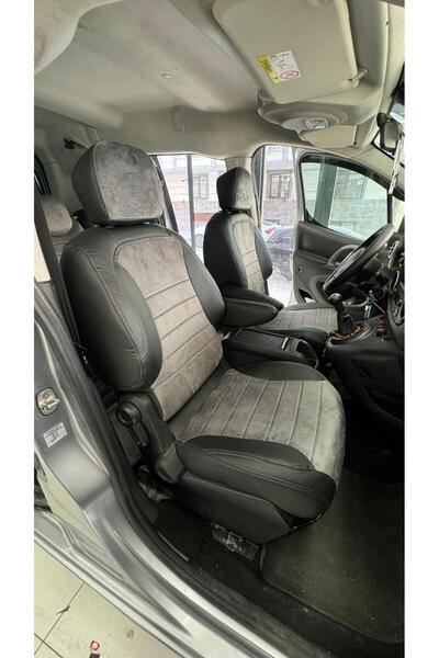 AKINCI غطاء مقعد السيارة الخلفي لسيارة بيرلينجو-بارتنر تيب 2011-2017 - 3 قطع ...