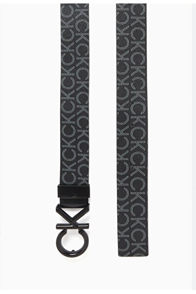 Calvin Klein Eo/Adj/Rev Mono 35mm Monogram Men's Belt