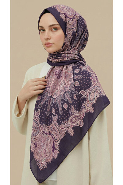 Karaca Eşarp Eșarfă din bumbac cu model Lavinia, 120*120 cm