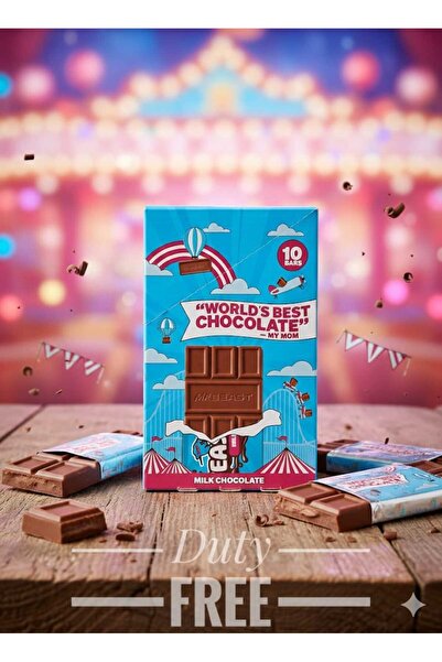 hijazigroup MrBeast Milk Chocolate bar 10 adet