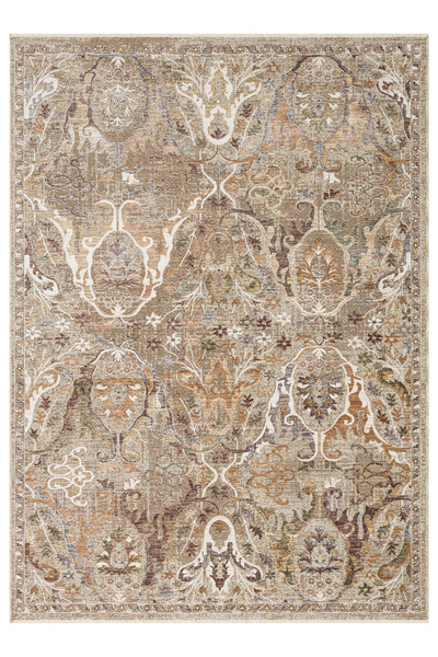 Eko Halı Sofia 02 Cream Gold Geleneksel Motifleri Modern Renk Paletiyle Buluş...