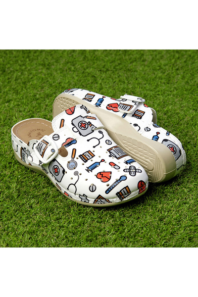 Tellus Women's Medical Leather Clogs 25-19, EM