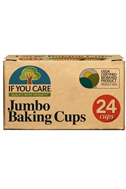 If You Care Unbleached, chlorine-free, compostable muffin baking paper, 24 pc...