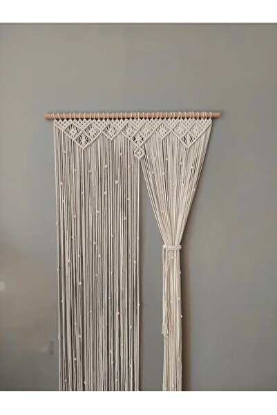 AslanButik Makrome Perde Kapı Perdesi Duvar Süsü