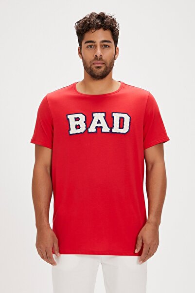 Bad Bear تي شيرت فيلت للرجال