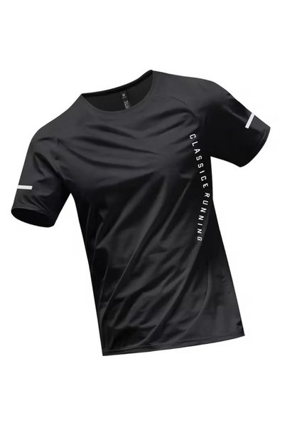 since 1990 man Manclassic Running Ice Silk Men's Athlete T-Shirt Breathable Quick Dry Running and Fitness T-Shirt