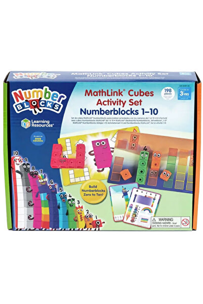 Learning Resources Educational Activity Set from 1-10 in Romanian, MathLink®C...