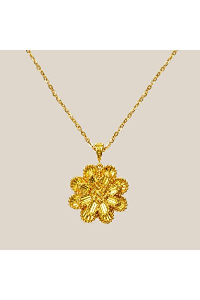 ALTINTAŞ KUYUMCULUK 22 Ayar Dorikalı Çiçek Altın Kolye