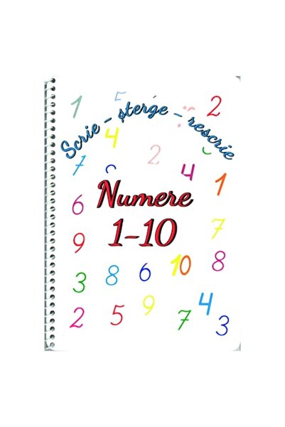 OEM Write-Erase-Rewrite Notebook Numbers 1-10