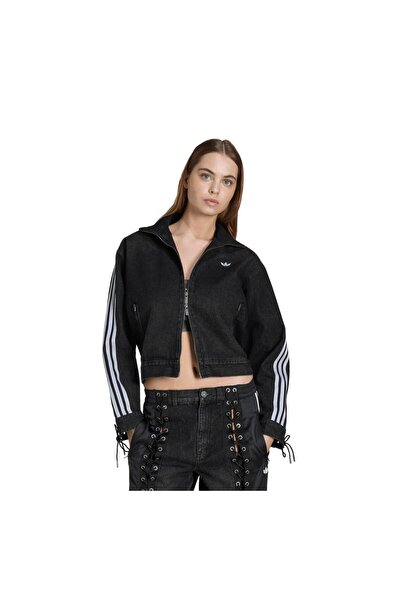 adidas Ks1394-K Denim Fb Jacket Women's Jacket Black