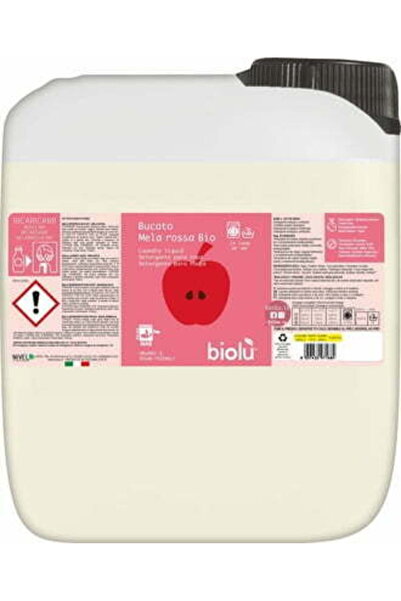 Biolu Liquid detergent for white and colored laundry, red apples, 5L -
