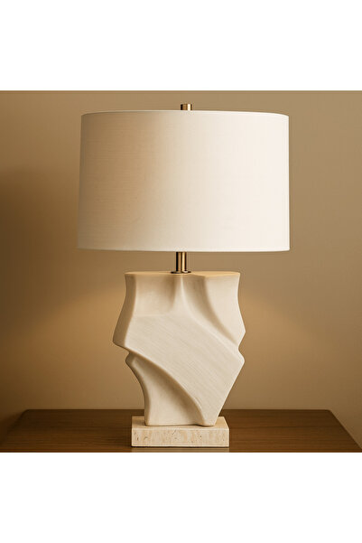 Crestview Collection 26.5" LUSCK QUARTZ RESIN TABLE LAMP