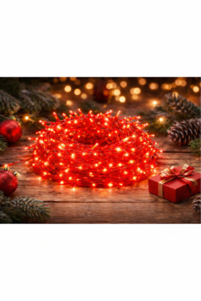 Taimi Red LED String Decorative Lights 10m Bright Fairy Lights for Indoor Out...