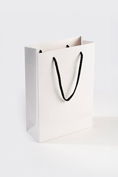 Miligram Paper 5 bucăți pungi albe din carton 25x38x8 cm