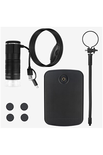 OEM Microscop digital, focalizare reglabilă, lumină LED, USB, 1000x