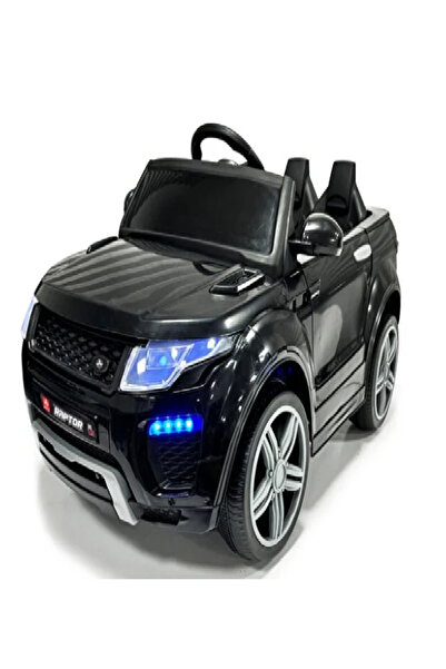 Akar Oyuncak Akar Raptor Akülü Araba Uzaktan Kumandalı 12 Volt / Siyah