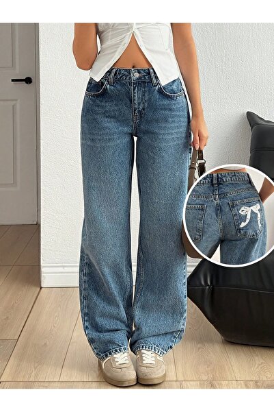 CARLOOG JEANS Pants with Ribbon Detail