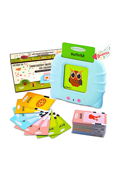 Aurov Jucarie Educativa in limba Romana, 224 Cuvinte, 112 Carduri, Pronuntie ...