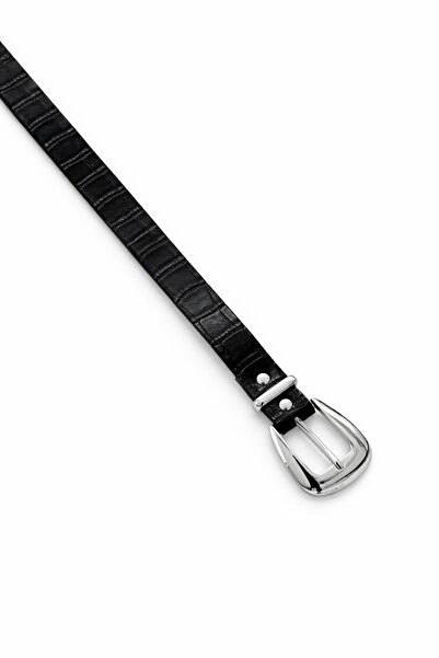 keisy Wendy Silver Buckle Women's Belt