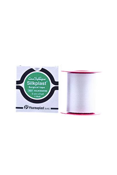 SILKPLAST شريط جراحي 5 سم × 5 م