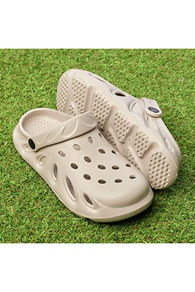 Flame Women's Closed Rubber Clogs, F102, Grey