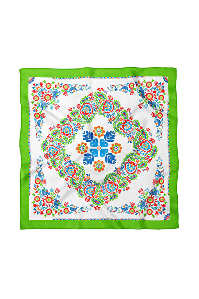 Sultan İpek Ethnic Patterned Scarf / Bandana 50X50Cm