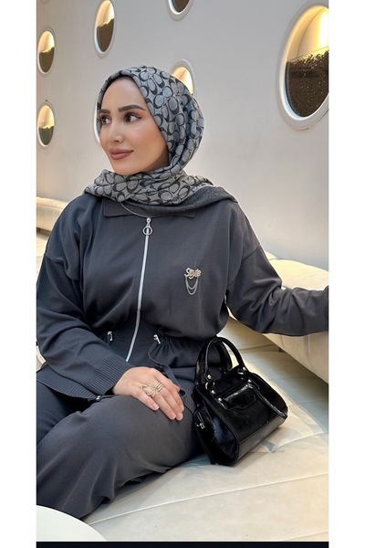 MODA S&S BZLİNE Brooched Mercerized Suit