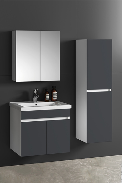 ÖZCEDEN 65+35 ÇİĞDEM KASA BEYAZ KAPAK ANTRASİT GRİ