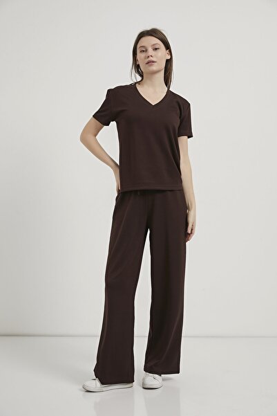 Arma Life Armalife 6945 V-Neck T-Shirt Waist Tie-Up Detail Sweatpants Women's...