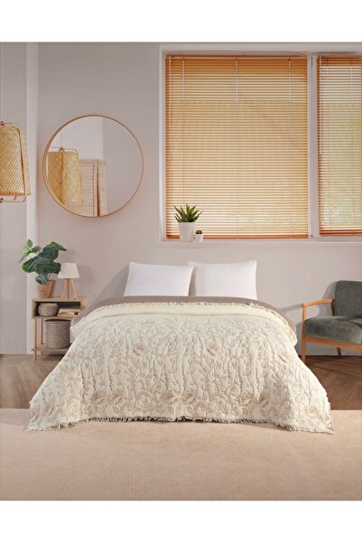 Peshtemalsan 9 KATLI %100 PAMUK MÜSLİN YORGAN YATAK ÖRTÜSÜ SARMAŞIK