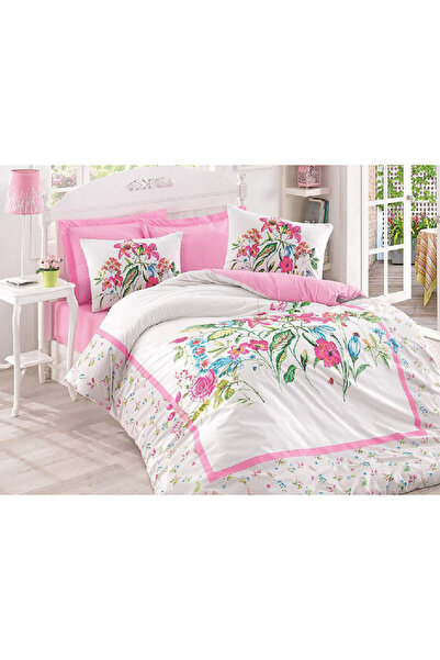 Talis Bed Linen 1 Person Mehsima Pink, 100% Cotton