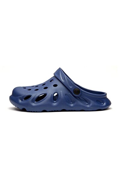 Flame Women's Closed Rubber Clogs, F102, Blue