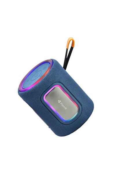 Kisonli Q34 (AUX Girişli, DeepBass ve RGB Özellikli IPX6 Bluetooth Hoparlör)