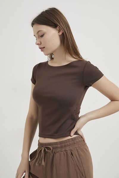 Arma Life Armalife 1523 boat neck short sleeve women's t-shirt