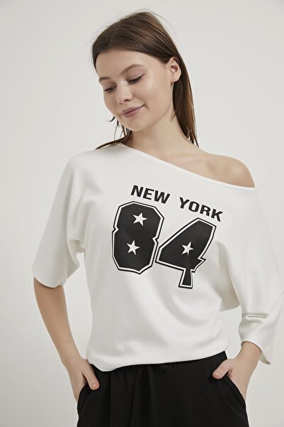 Arma Life Armalife 11116 Kayik Collar Printed Women's Bluz