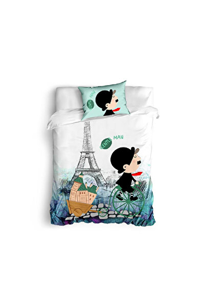 Talis Gentleman 1 Person Bed Linen, 100% Cotton