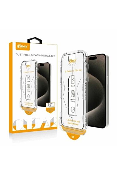 Vmax Self-adhesive Glass Screen Protector from V-MAX for iphone 15 Plus