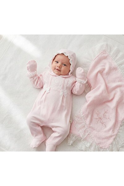 LisaLoom طقم بدلة رومبير من الدانتيل للفتيات الصغيرات بعد الخروج من المستشفى ...