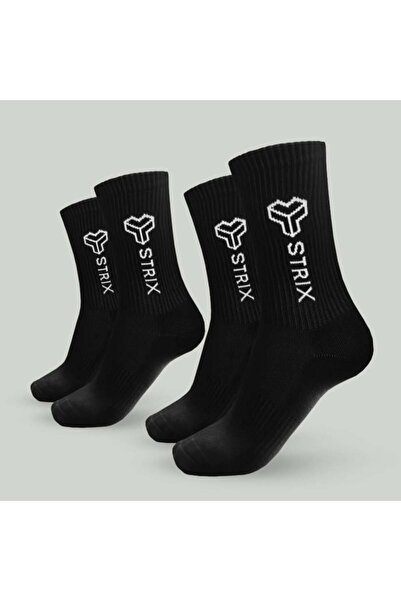 GymBeam Essential Crew Socks 2Pack Black