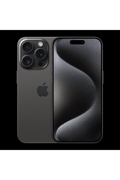 Apple آيفون 15 برو، سعة 1 تيرابايت، لون أسود تيتانيوم